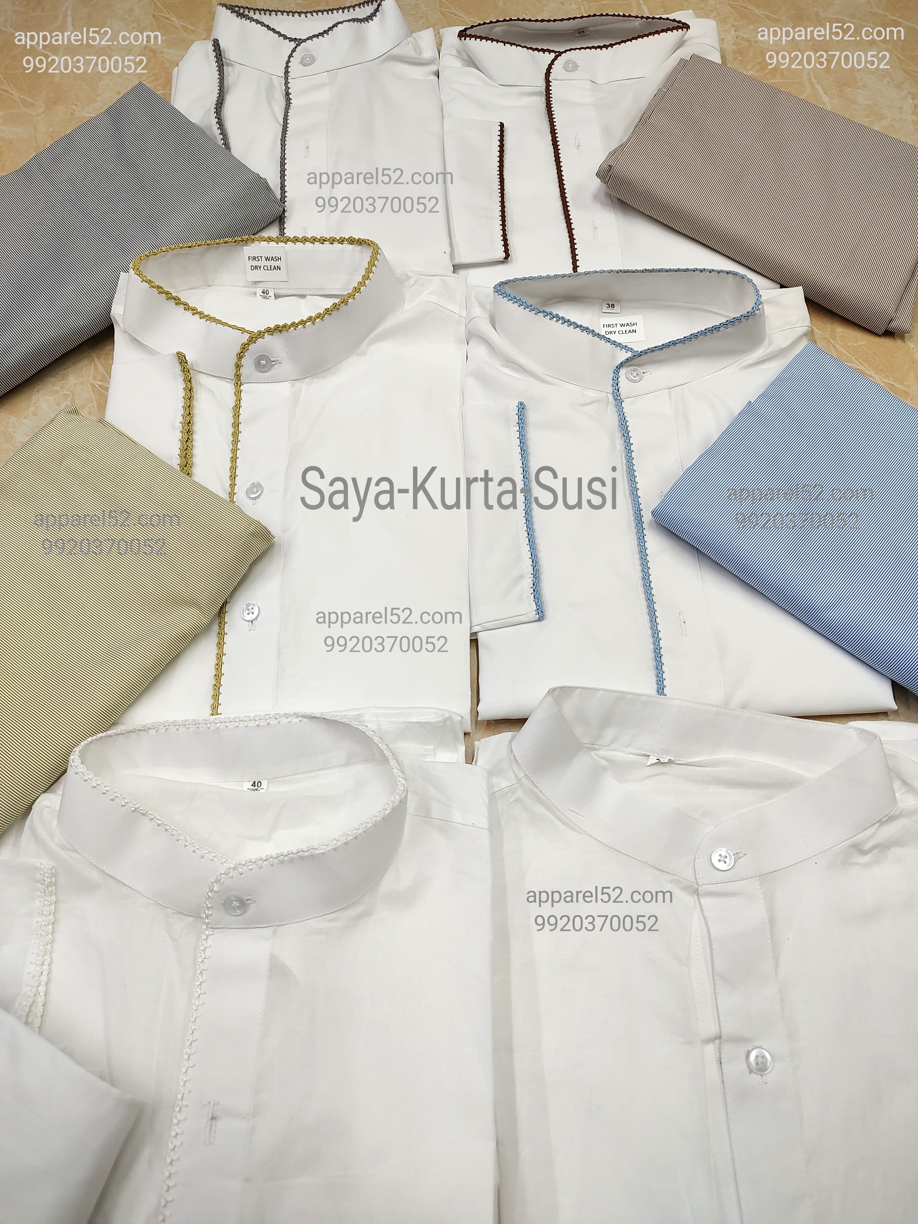  Single Makkhi Starch (Kalaf) Saya-Kurta-Susi